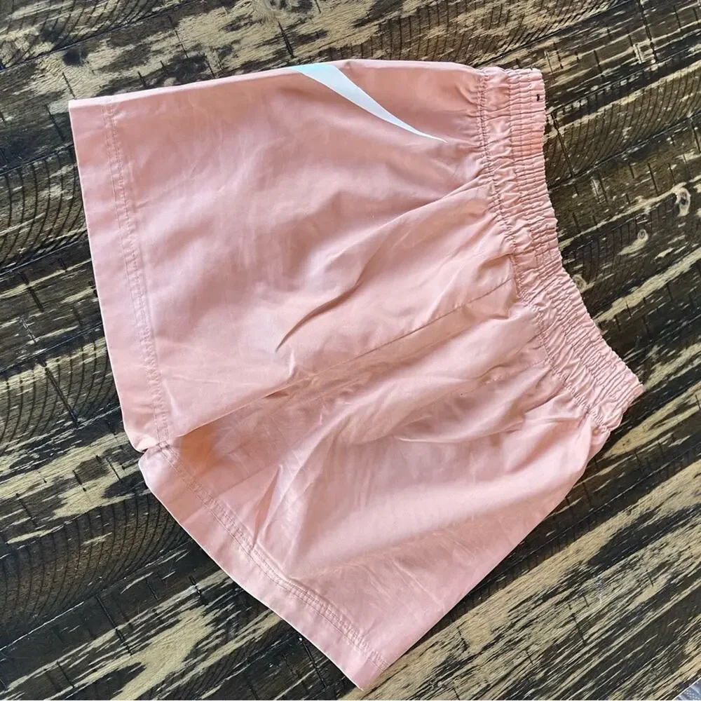 NIKE - Coral Swoosh Athletic Shorts - SMALL